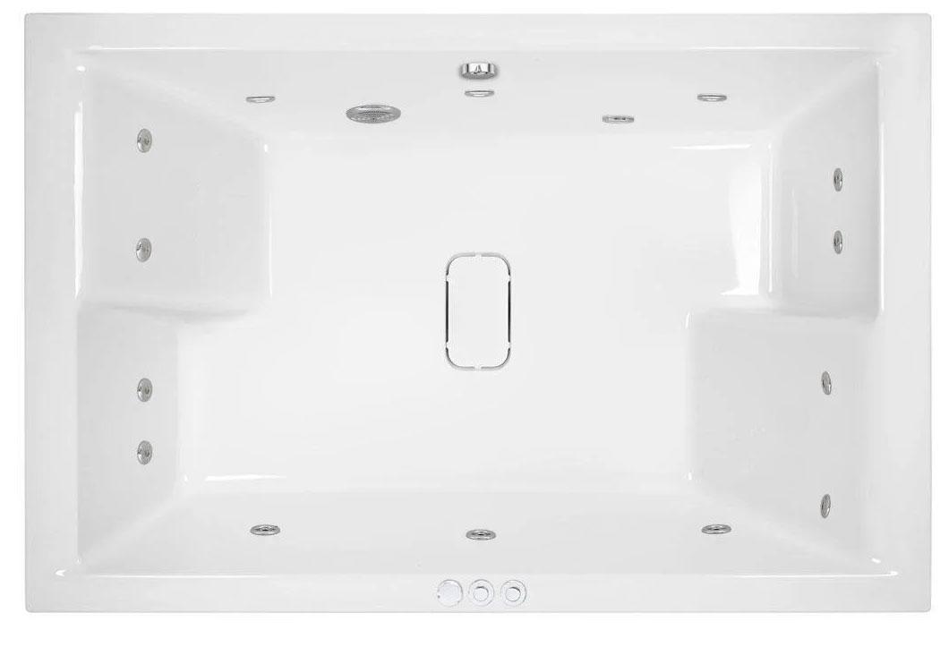 An image of Amare 1800mm x 1200mm Double Ended Whirlpool Bath