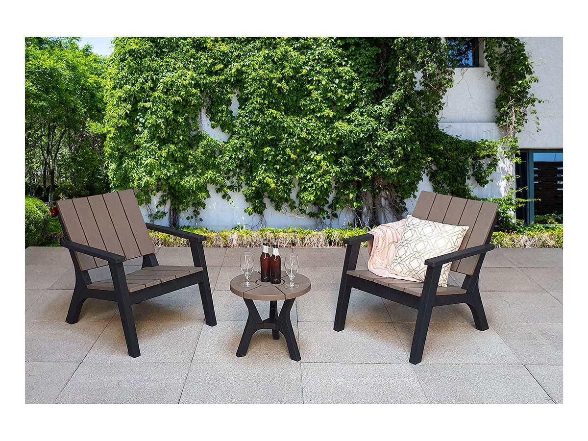 An image of Signature Weave Polly 2 Seat Lounge Set Garden Furniture