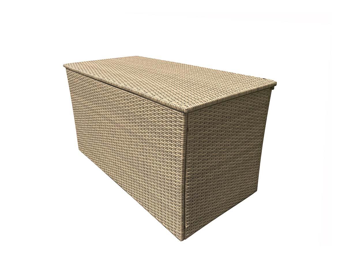 An image of Signature Weave Cushion Box - Large Cushion Box Sarah Nature Weave Garden Furnit...