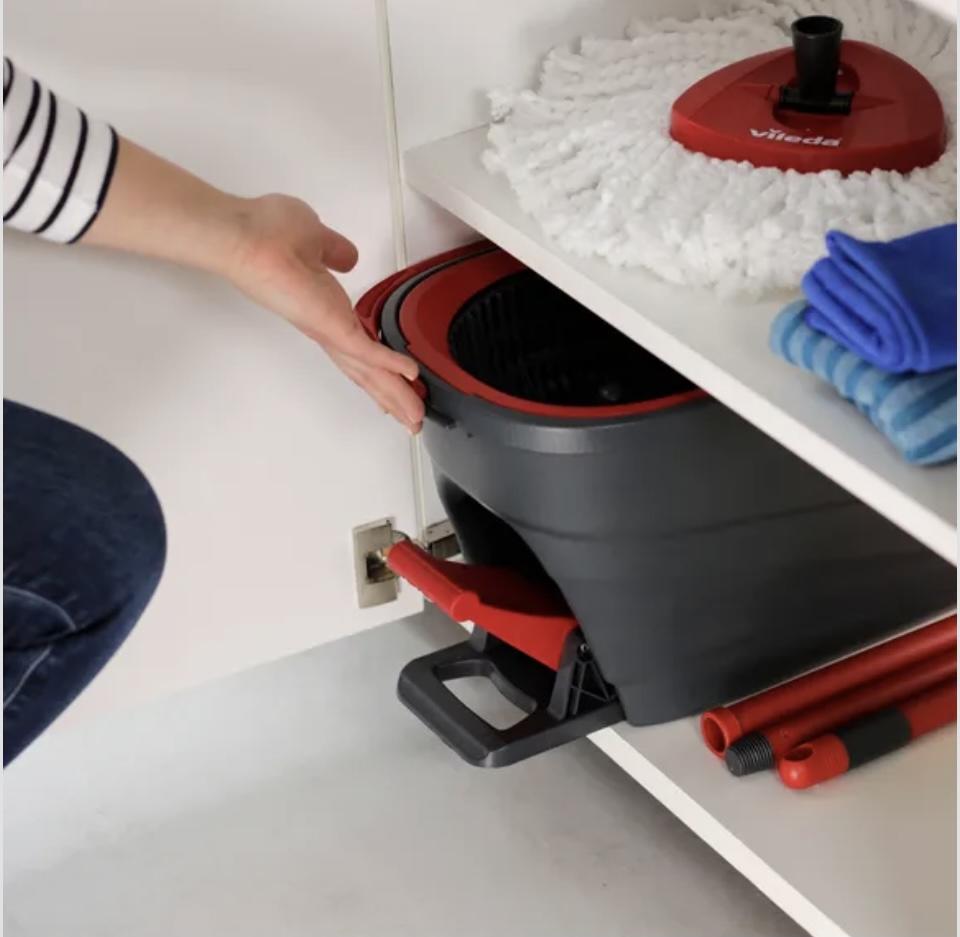 Vileda Turbo Smart Spin Mop Set: Effortless Cleaning with Smart Spin  Technology