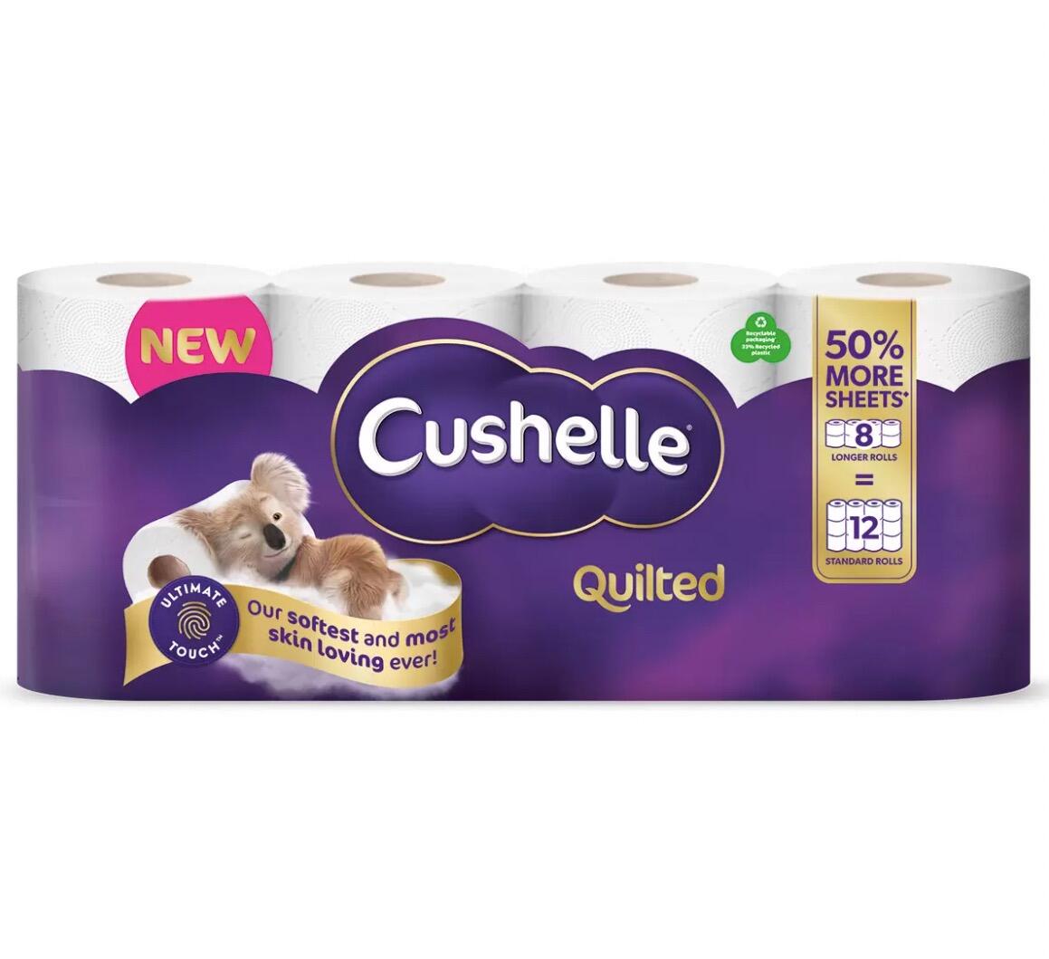 Softesse Cuddle 90 Pack Toilet Rolls - 3 Ply Quilted Classic Soft Tissue - Bulk Buy - UK Made