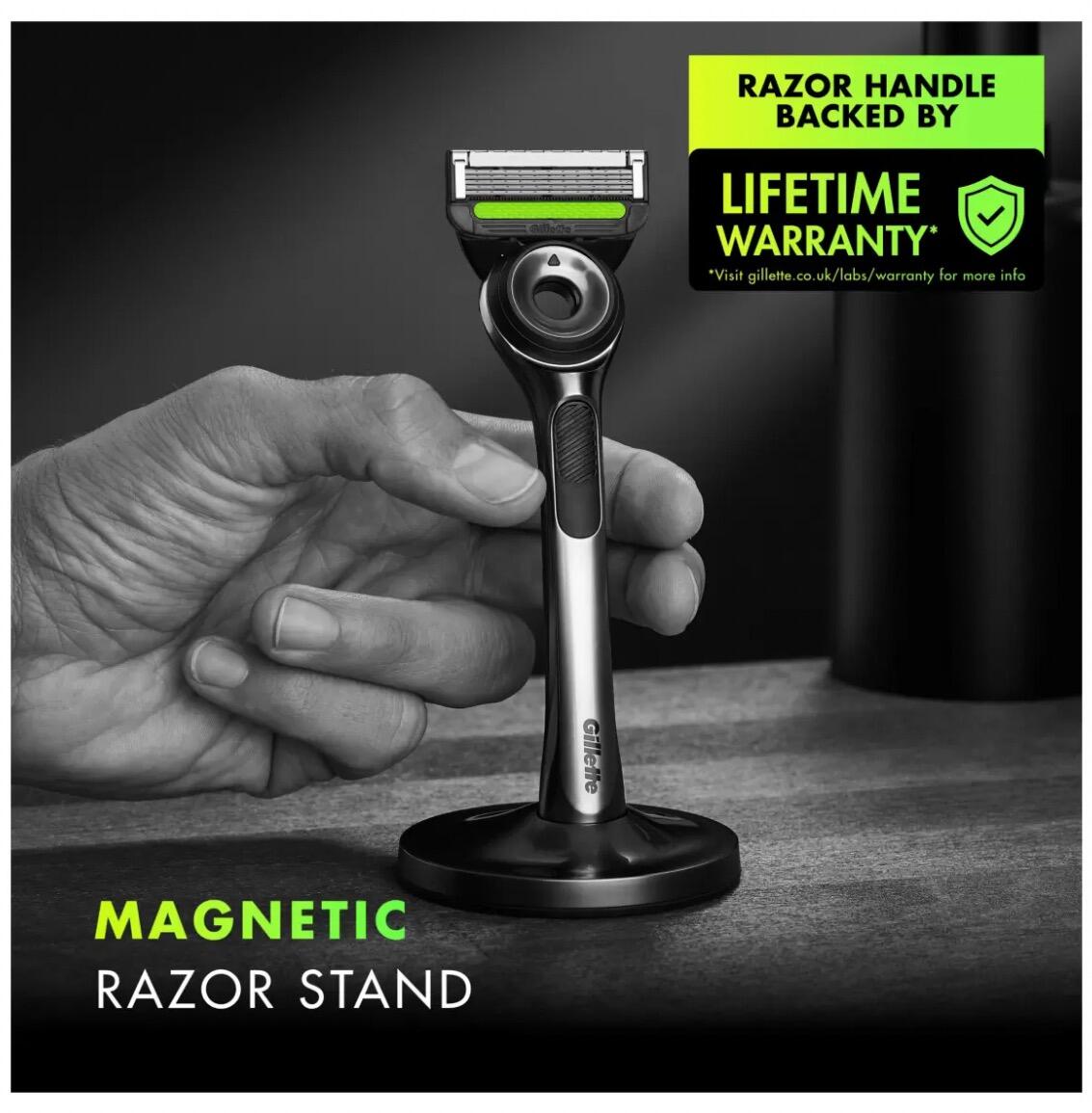 Gillette Labs Razor with 7 Blades, Handle & Magnetic Stand – Ultimate ...