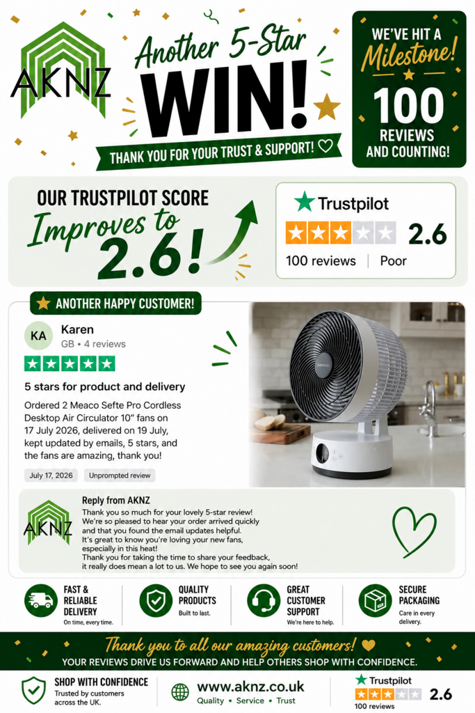 Another 5-Star Win: Celebrating Our Customers and 100 Reviews