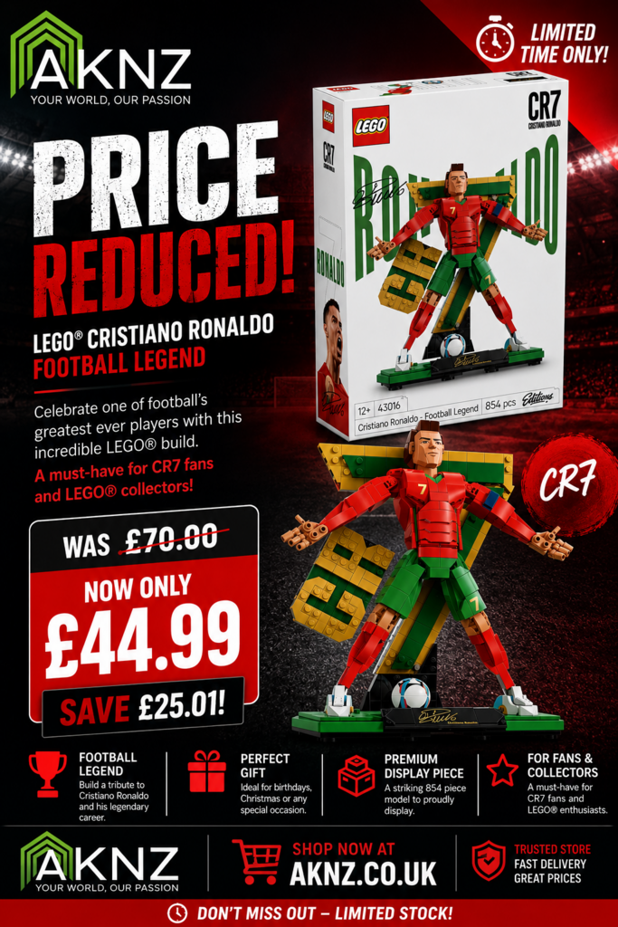 LEGO Editions Football Legends – Cristiano Ronaldo: Build a Football Icon