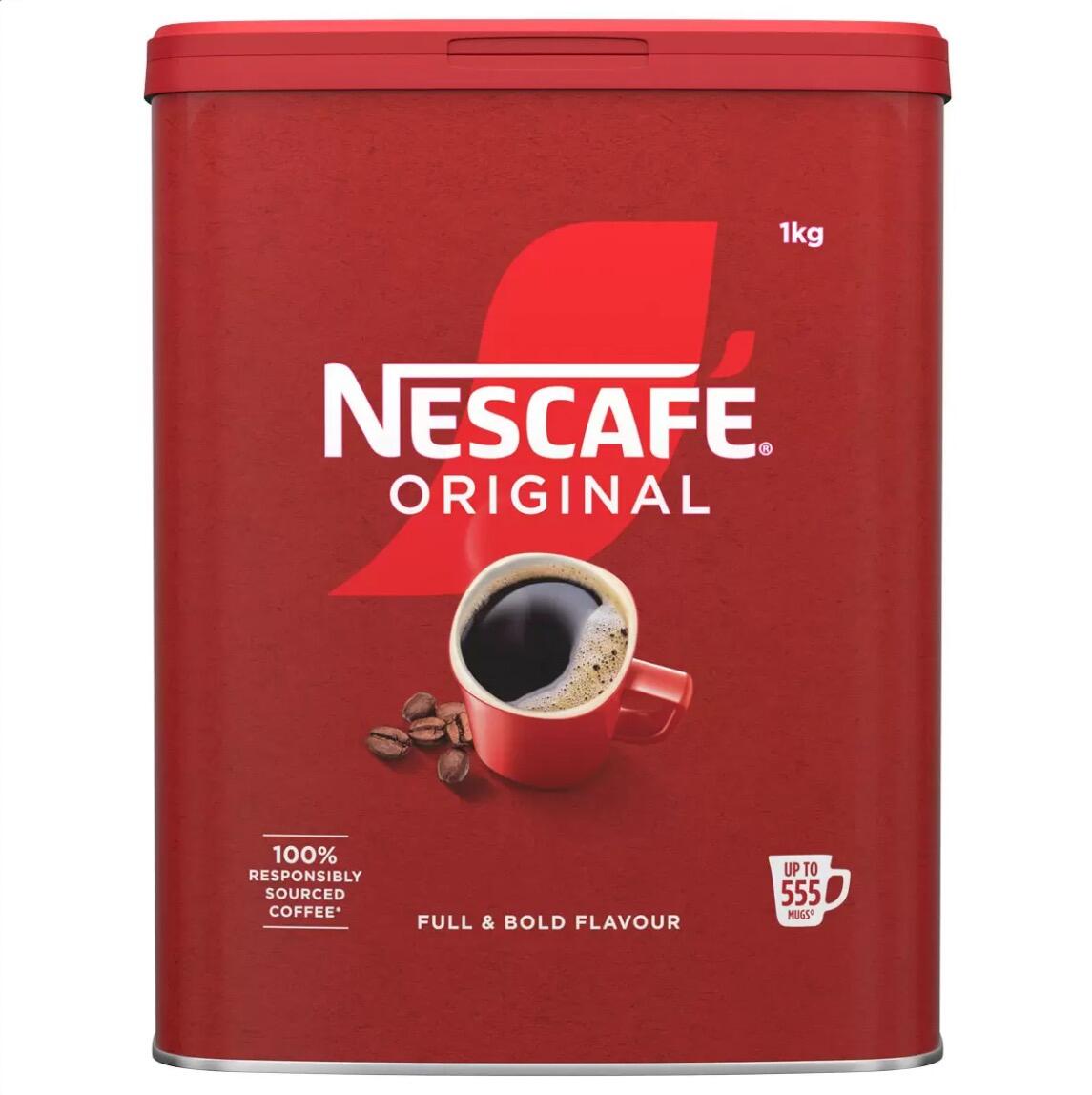 Nescaf Original Instant Coffee Granules 1kg Value Pack