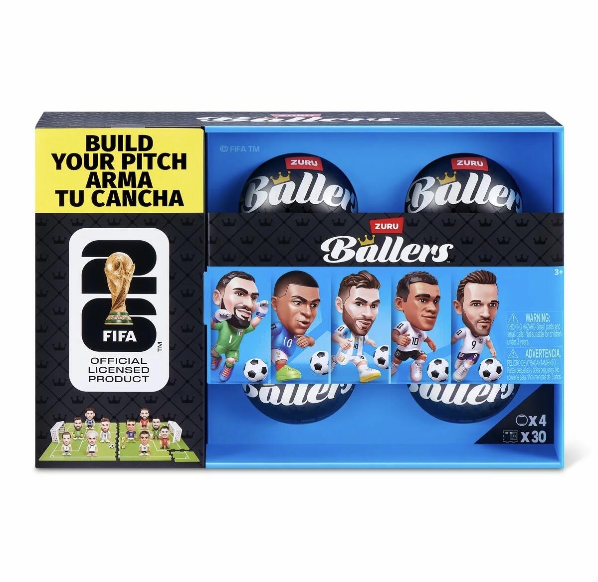 FIFA World Cup 2026™ Ballers 4 Pack by ZURU (Ages 3+) | AKNZ