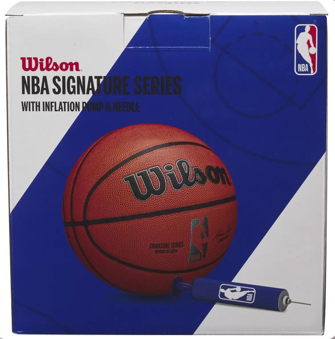 Wilson NBA Signature Series Basketball Size 7 Official Size Game wilson-nba-signature-series-basketball-size-7-official-size-game