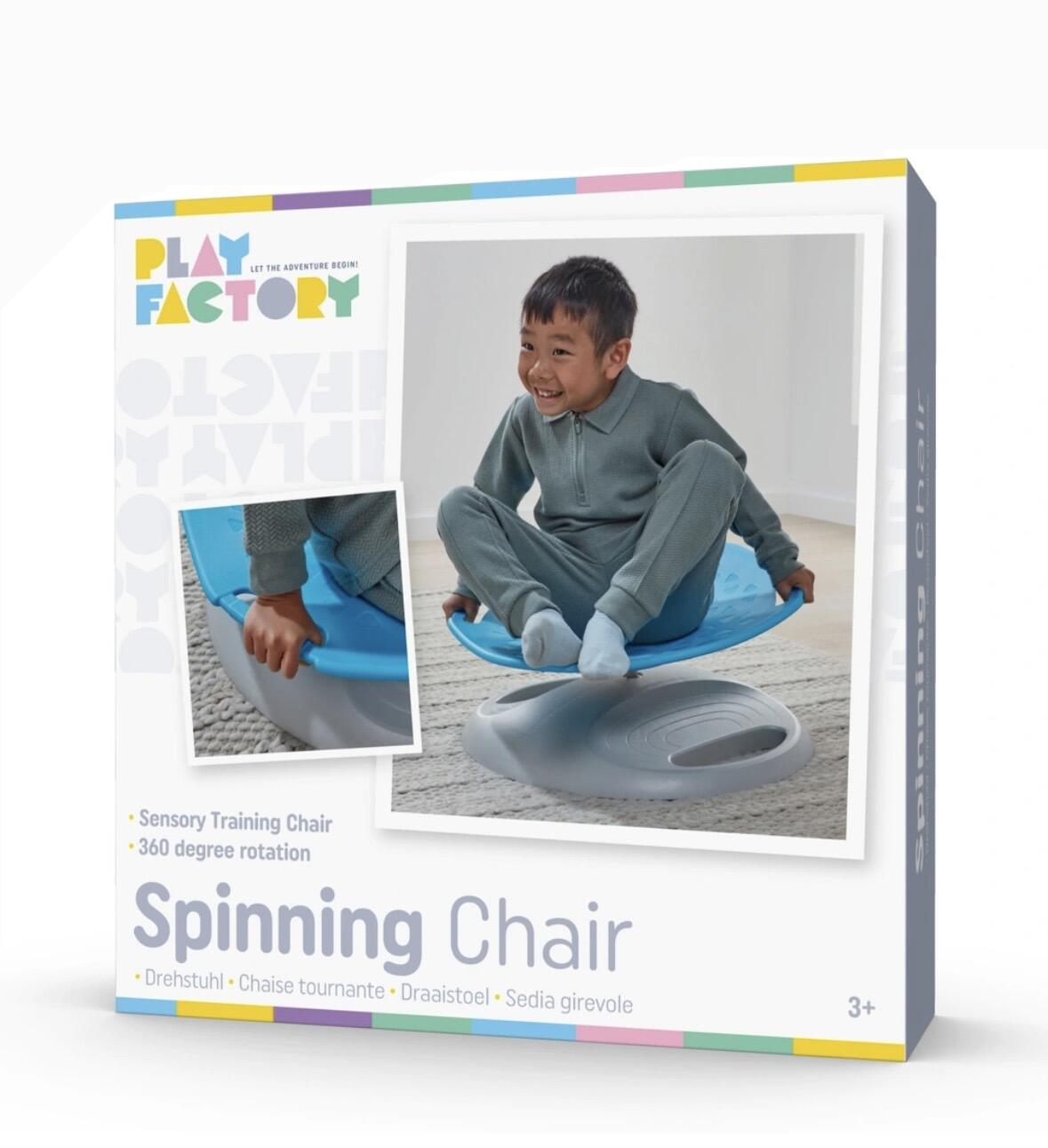 Play Factory Sensory Spinning Chair Blue