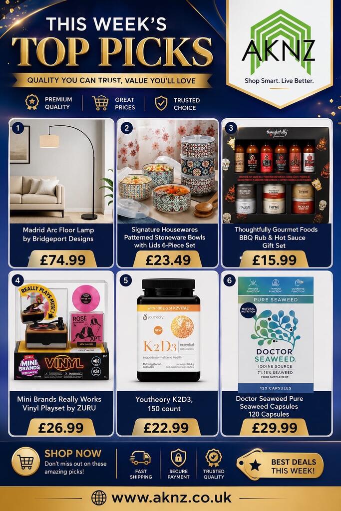 This Week’s Top Picks at AKNZ: Stylish, Practical & Great Value Finds