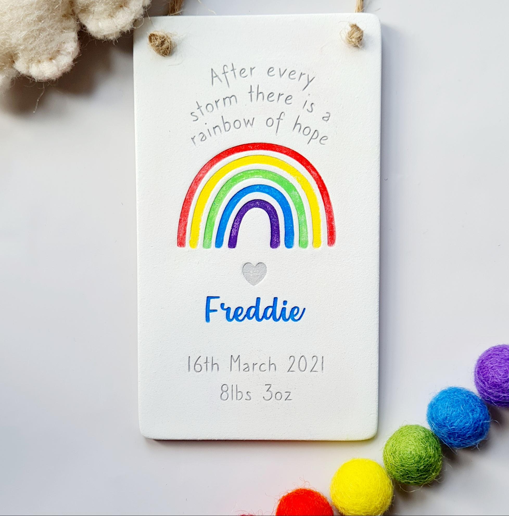 Rainbow baby sale keepsakes