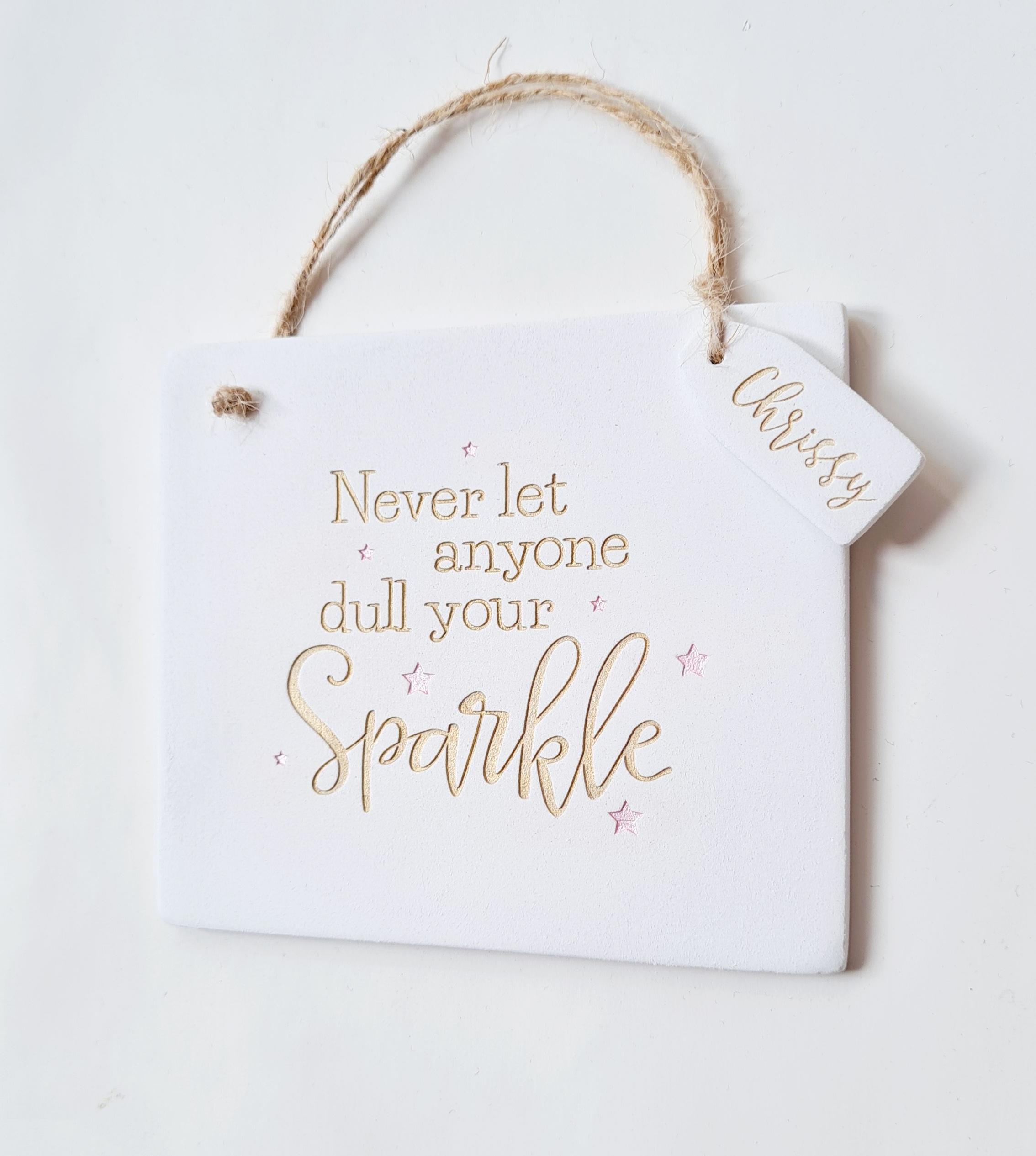 Don't Let Anyone Dull Your Sparkle Gift Basket for Women