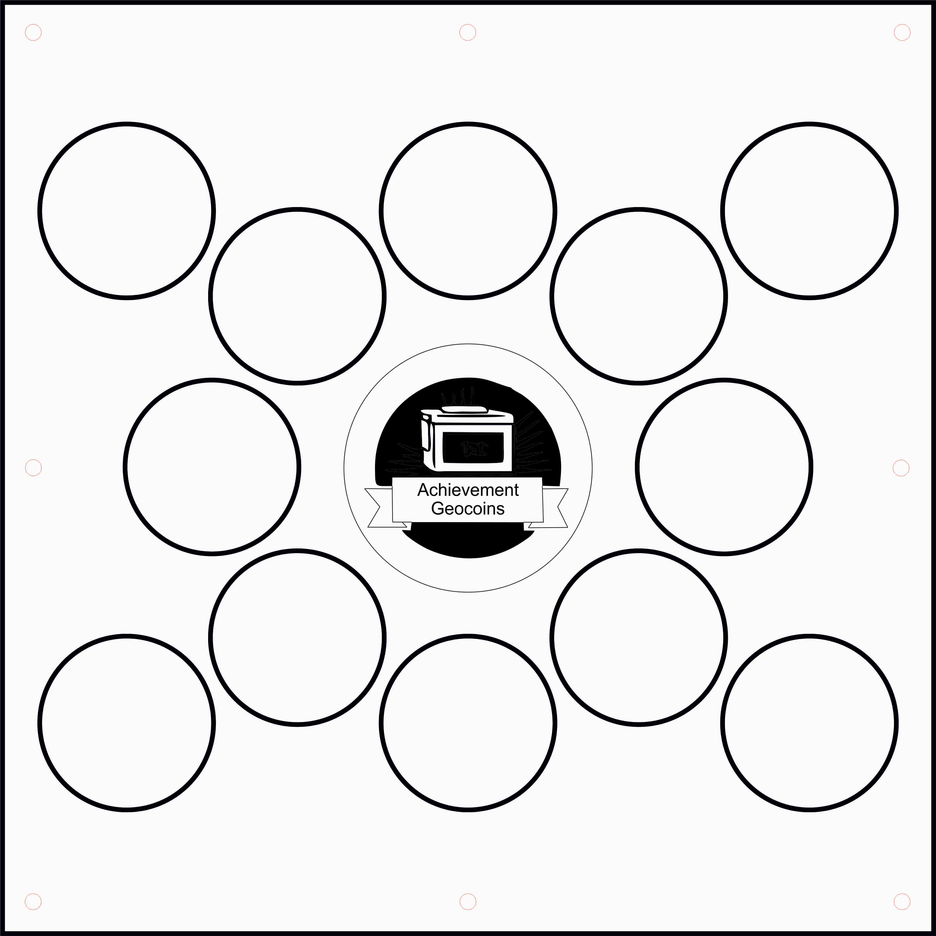 Achievement Geocoin Frame