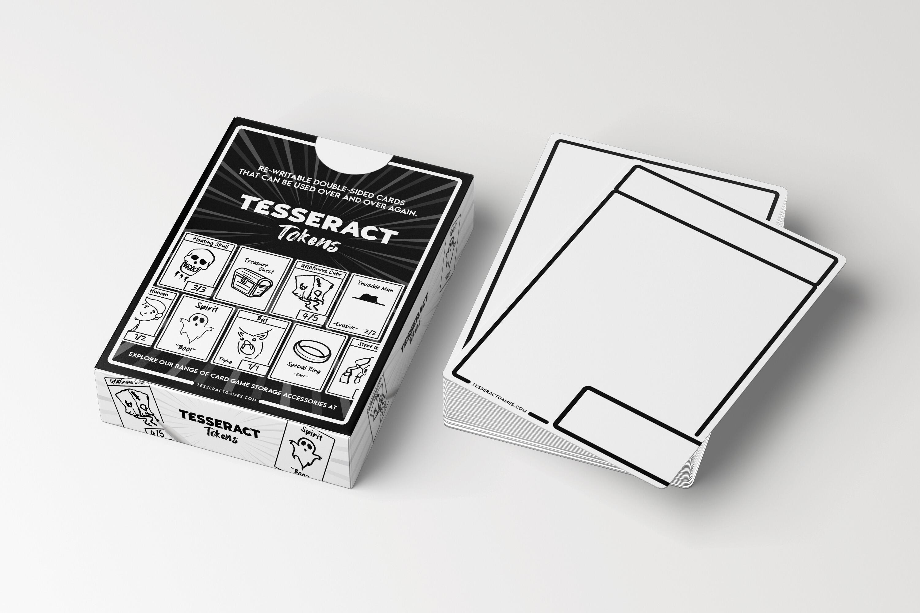 Tesseract Tokens - Universal Double-Sided Dry Erase Cards / Tokens