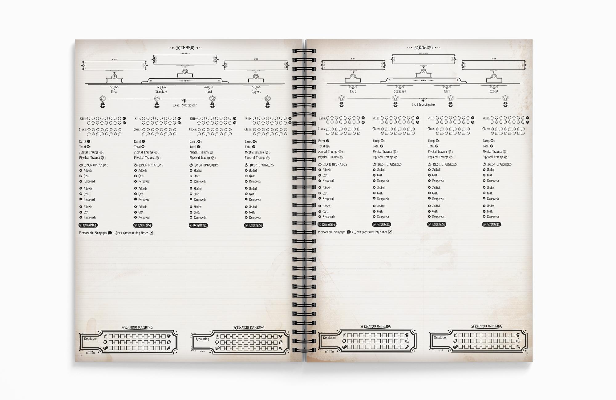 investigators-journal-arkham-horror-campaign-log-book