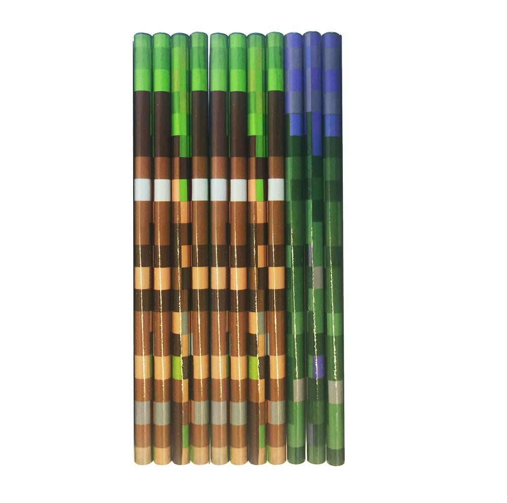 Crayons Enfants | Crayons HB Pixel / Block Camouflage