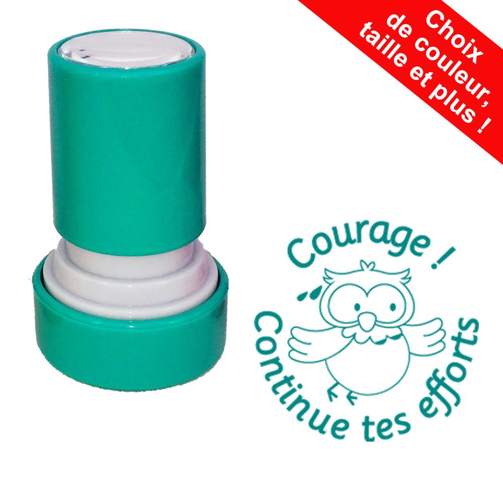 Tampons Auto-Encreurs | Courage ! Continue tes efforts Tampons Auto-Encreurs - 22mm