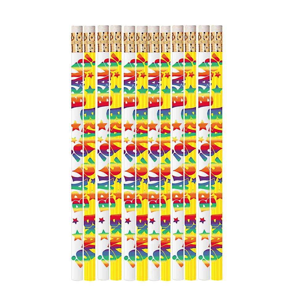 Crayons Enfants | Motif 'Bravo' Crayons HB