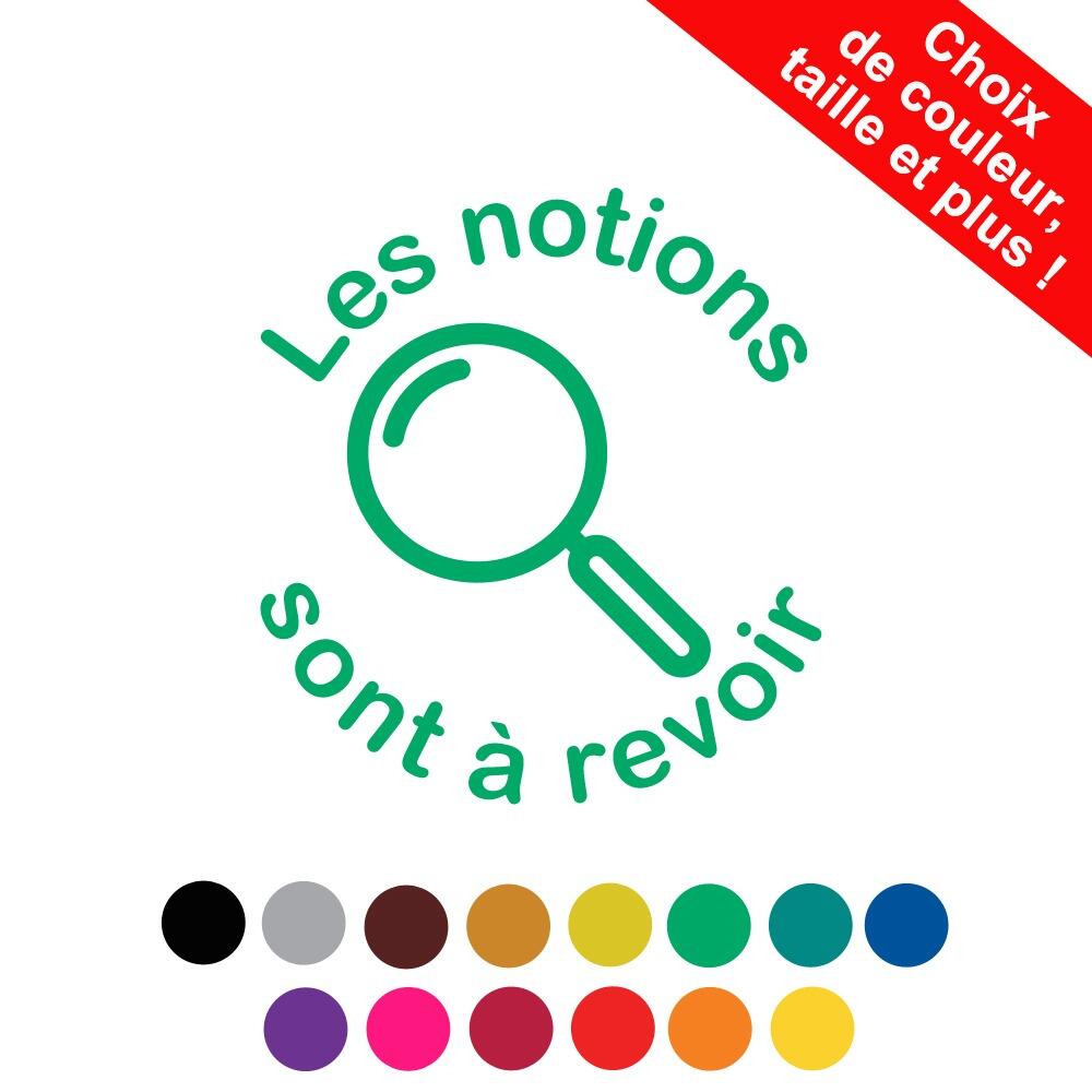 Tampons Personnalises | Les notions sont à revoir Tampon Auto-Encreur Enseignants Collège/Lycée