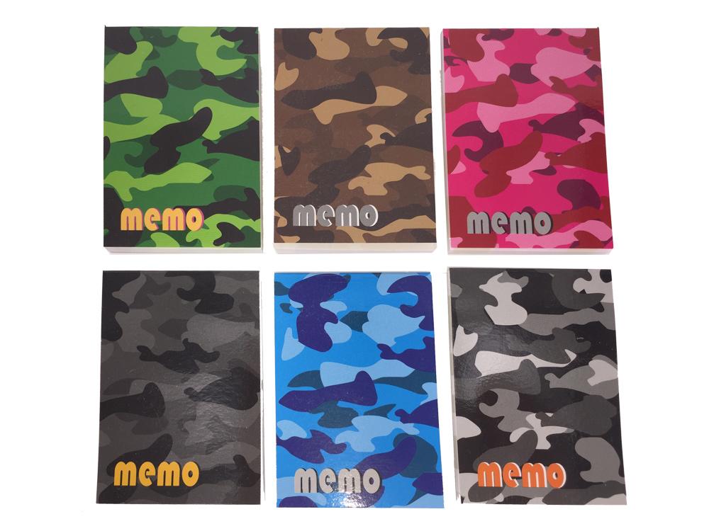 Pochette Surprise | Mini Camouflage Colorés Carnets / Bloc Notes Pour Les Enfants