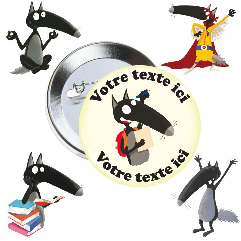 Ressources Ecole Loup | Badges Personnalisés Auzou Editions for Les Enseignants
