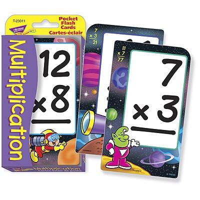 Jeu Educatif | Multiplication Flash Cards / Ensemble de Cartes. À partir de 6-12 ans (T23011)