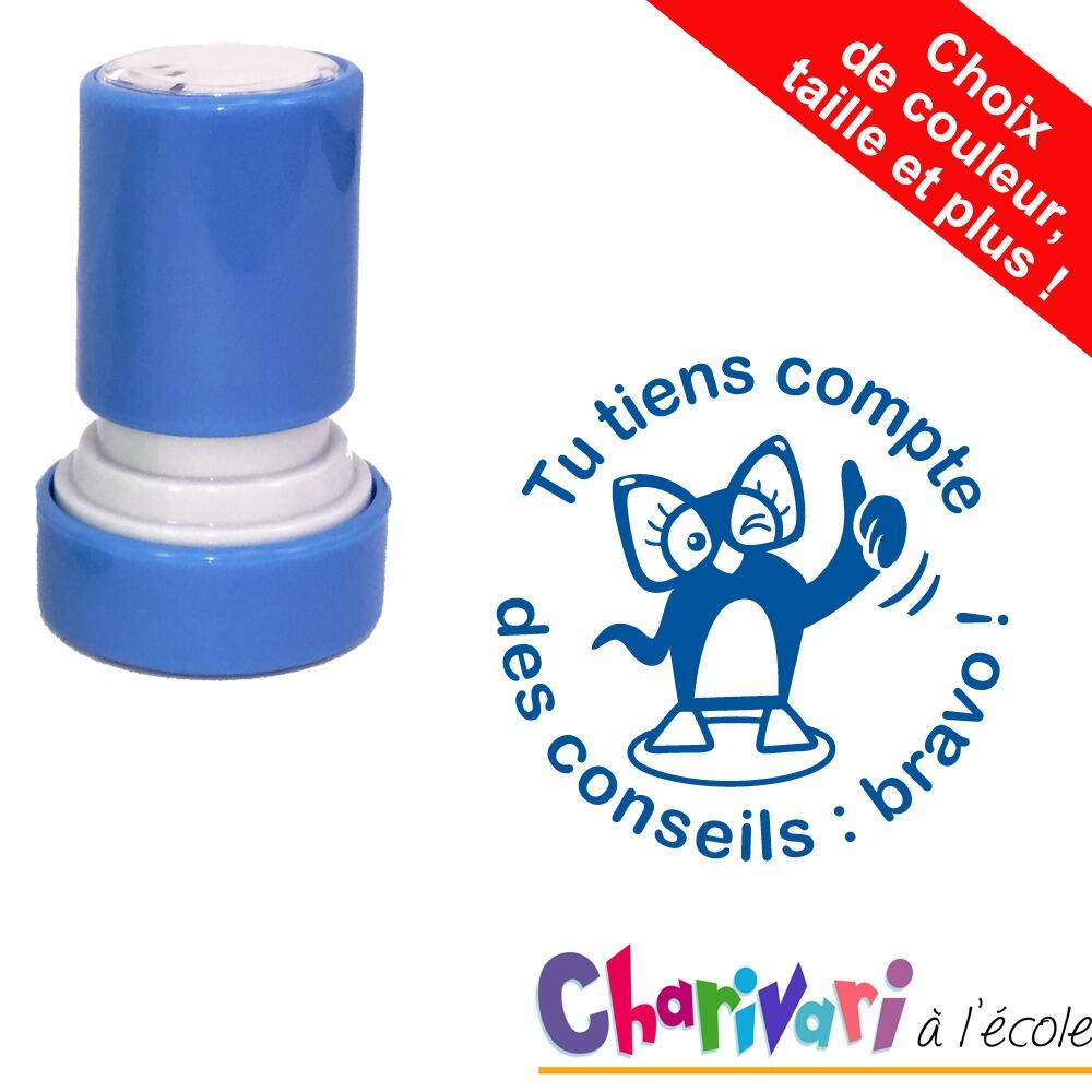 Charivari à l'Ecole | Tu tiens compte des conseils : bravo Tampon Auto-Encreur Choix: Couleur/Taille