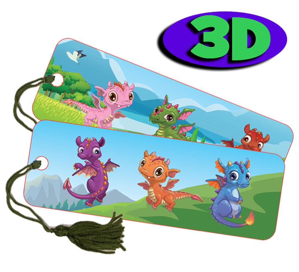 Marque-Pages | 3D Minion Dragons