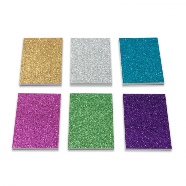 Glitter Papeterie | Carnets Pailleté Scintillant - Boîte de 48