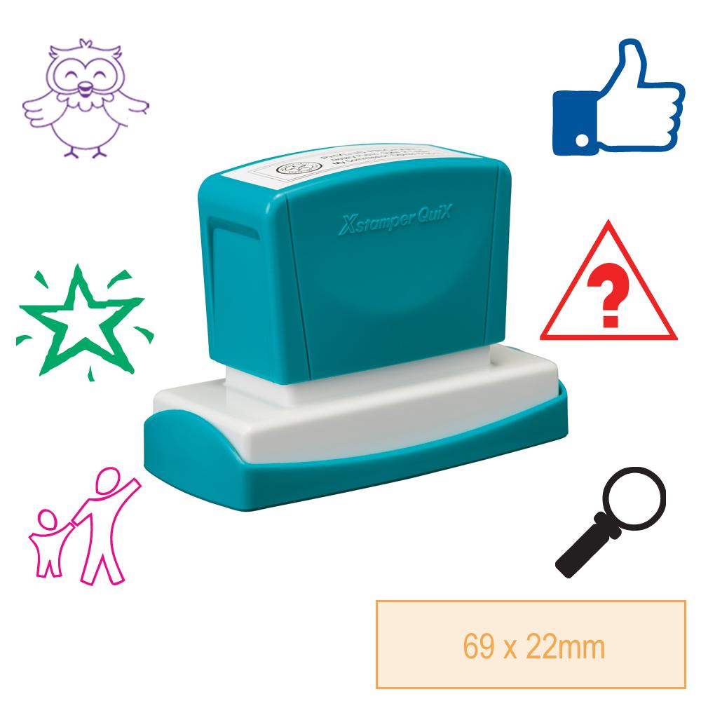 Tampon Encreur Personnalisable Avec Texte/adresse - Auto-encreur, Fenêtre Transparente, >10 000 Impressions