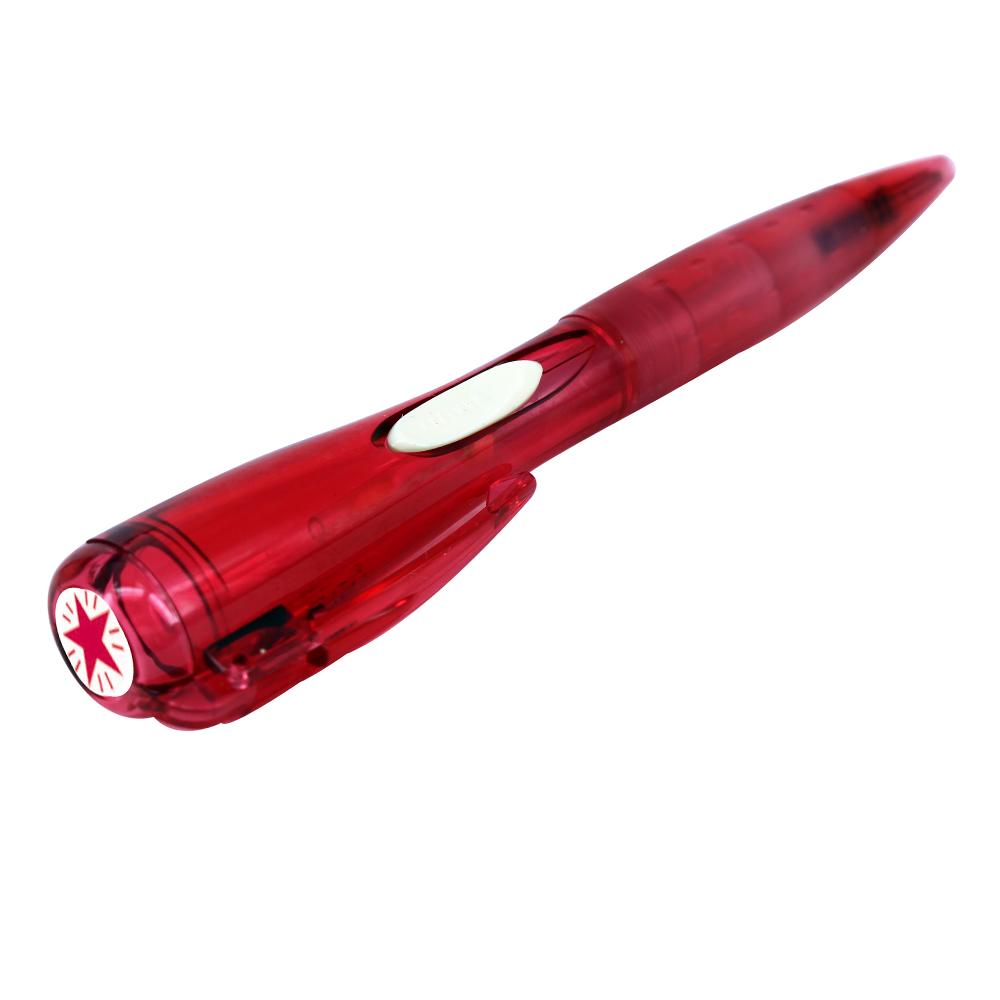 Artline Clix | Etoile Rouge Stylo Bille, Clix Pen Avec Tampon Intégré