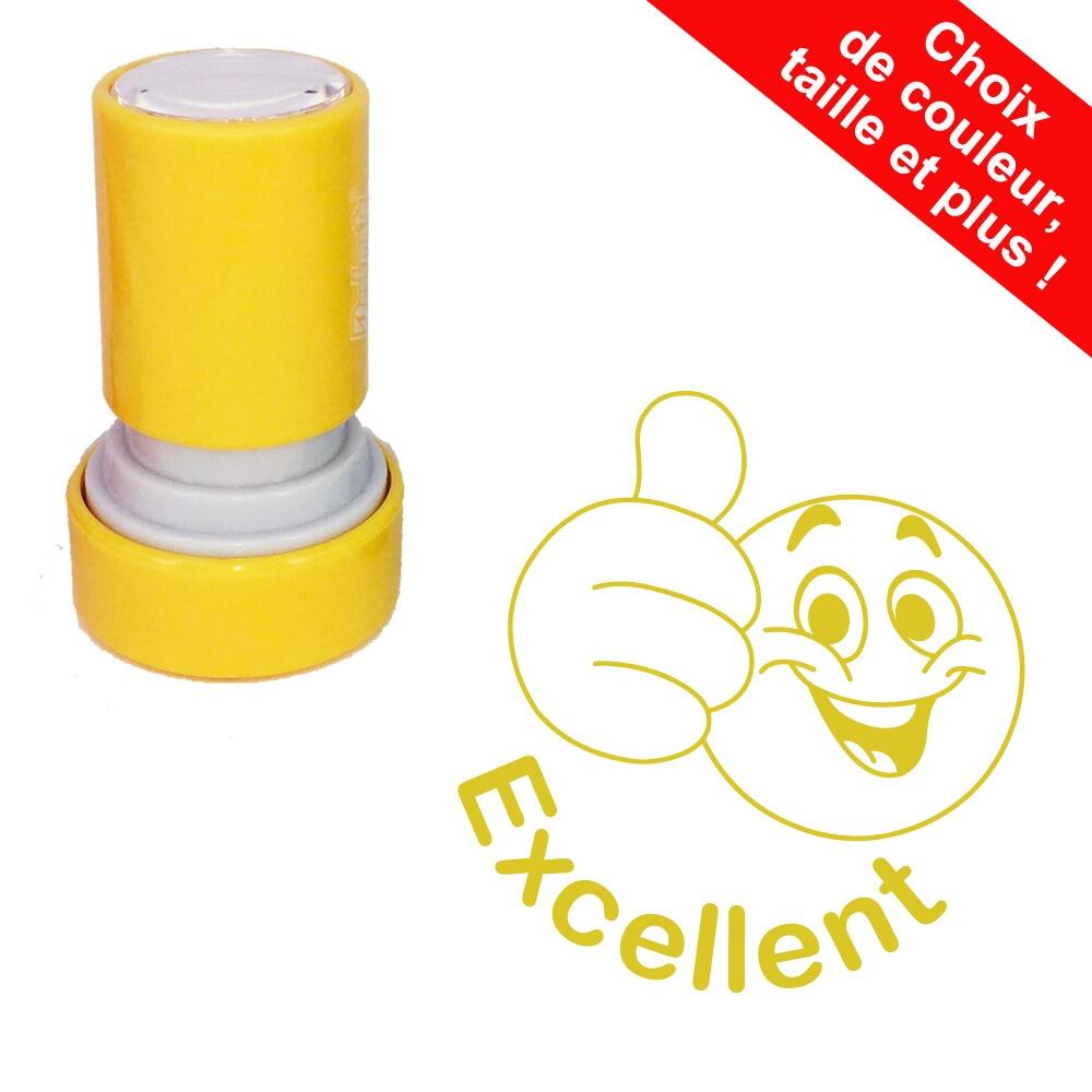 Tampons Enseignants | Excellent Smiley/Emoji Bravo Tampons Auto-Encreurs - 22mm