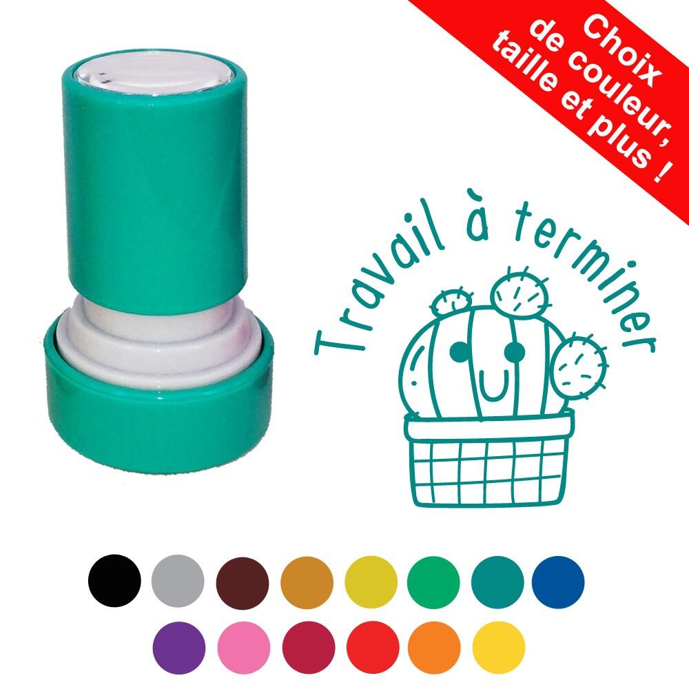 Tampons Enseignants | Travail à terminer Tampon Auto-Encreur de Cenicienta Options Personnalisés