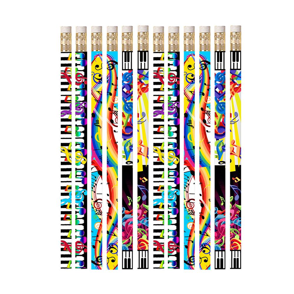 Crayons Enfants | Motif Crayons HB Musique Vivres
