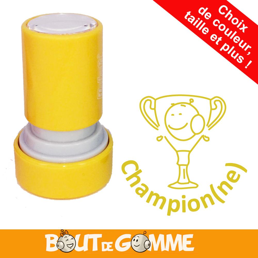 Fournitures Scolaires | Champion(ne) Tampon Auto-Encreur Bout de Gomme - 22mm