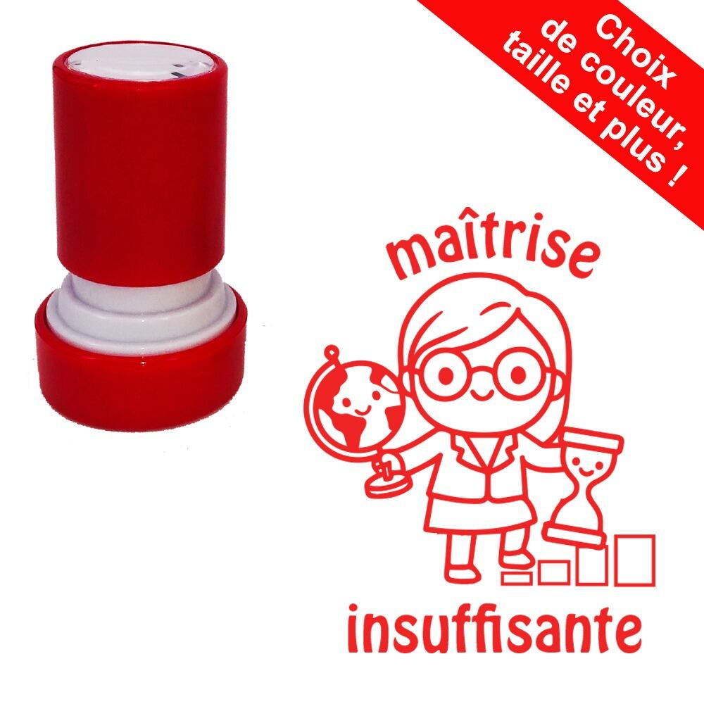 Tampons Enseignants | Maîtrise Insuffisante Tampon Auto-Encreur de Aurélie . Choix Couleur/Texte +