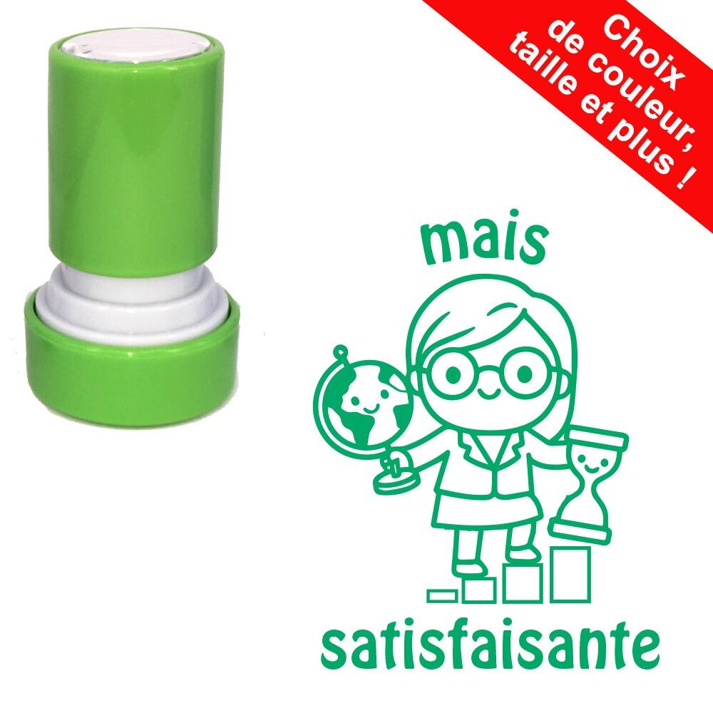 Tampons Enseignants | Maîtrise Satisfaisante Tampon Auto-Encreur de Aurélie. Choix Couleur/Texte +