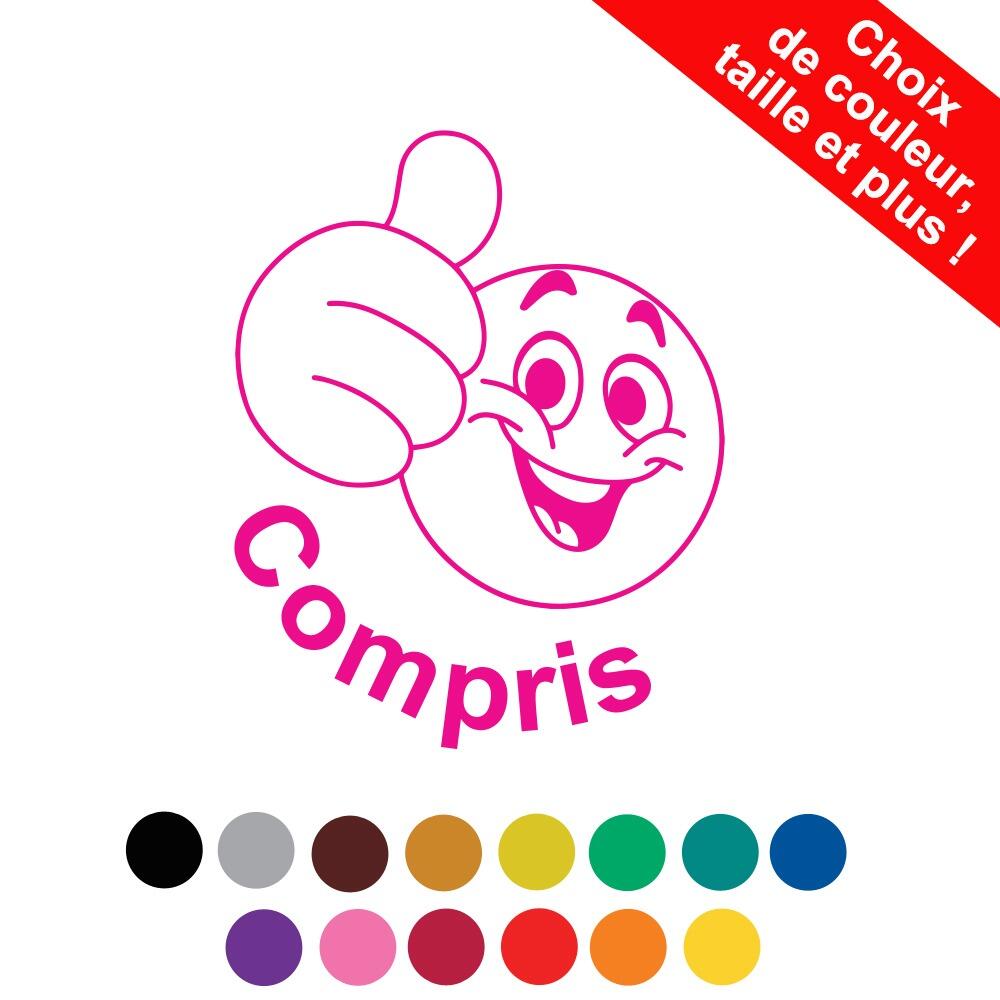 Tampons Encreurs Personnalisés | Compris (Smiley) Tampon Auto-Encreur Enseignants à Personnaliser