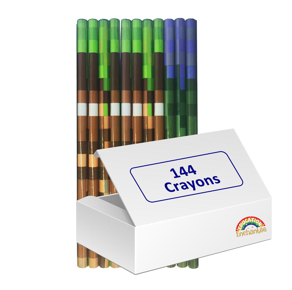 Crayons Enfants | Crayons HB Pixel / Block Camouflage - Achat en gros