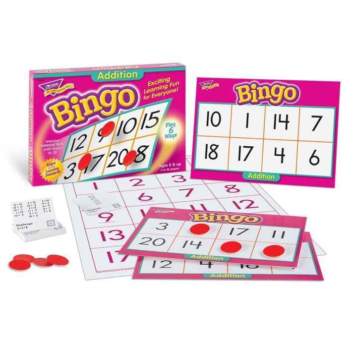 Jeu Educatif | Jeu de Bingo Addition (Maths) pour 3-36 Joueurs