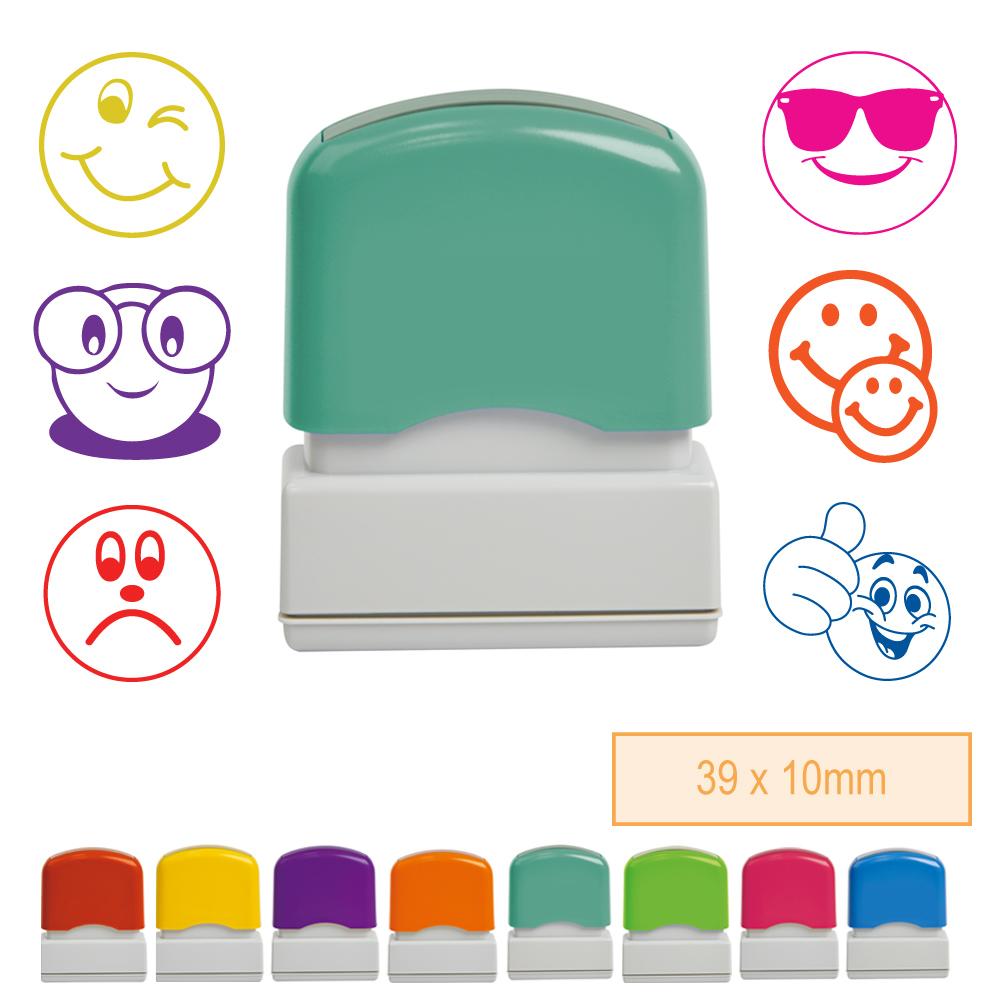 Fournitures Scolaires | Emoji / Expressions Tampon Auto-Encreur Personnalisé Enseignant