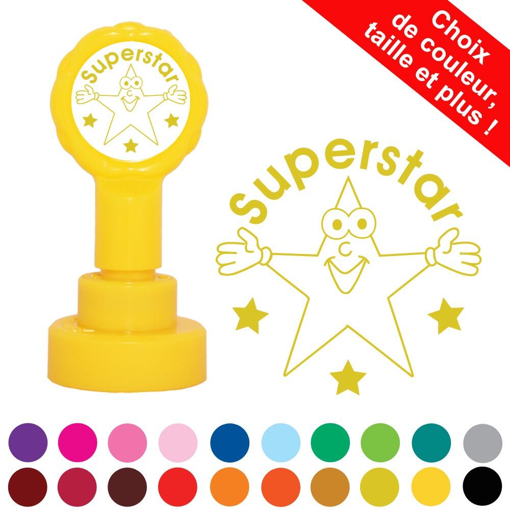 Tampons Enseignants | Superstar Tampon Auto-Encreur Anglais. Options Personnalisables