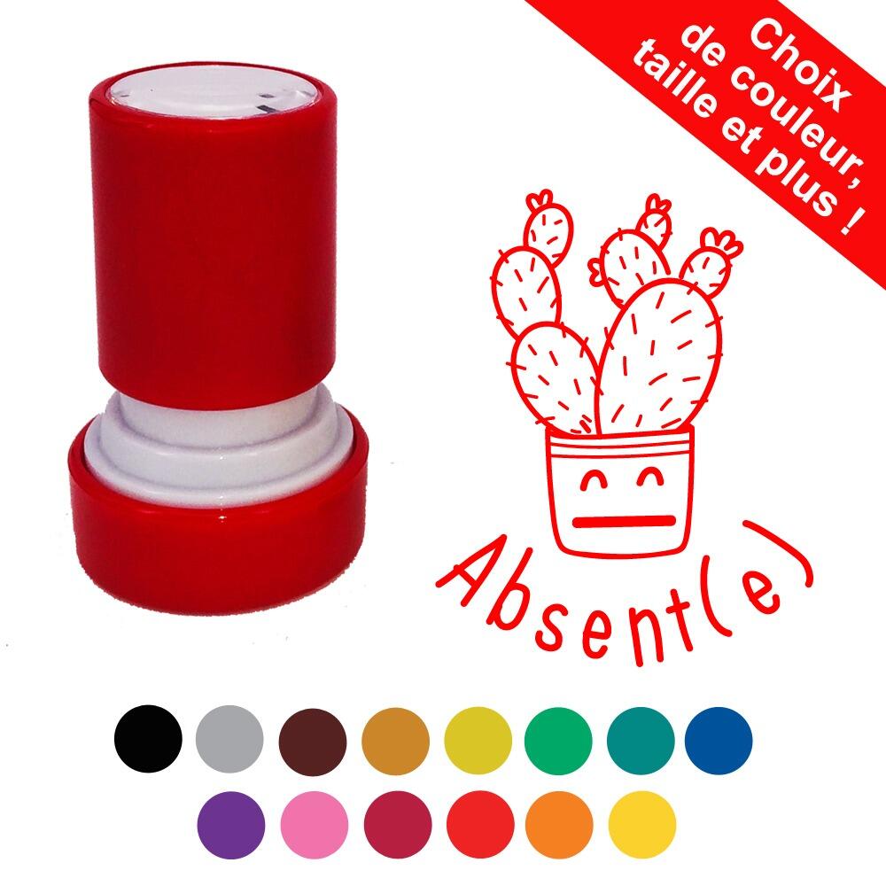 Tampons Enseignants | Absent(e) Tampon Auto-Encreur de Cenicienta.fr Options Personnalises