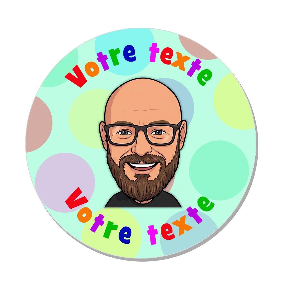 Stickers Selfie | Votre portrait à l’infini! Créer des Autocollants de Selfie à Partir Photo/Avatar