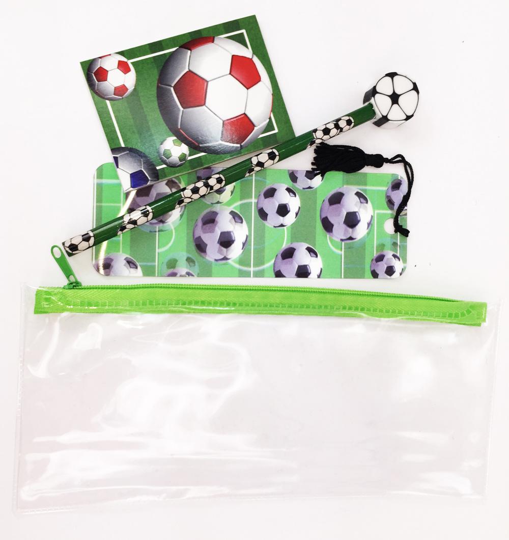 Cadeaux enfants | Trousse avec football papeterie