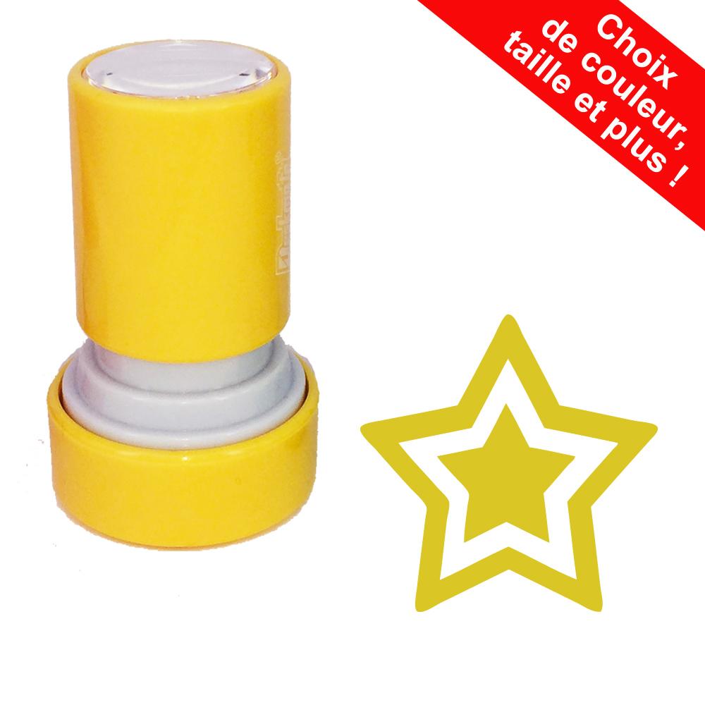 Tampon Automatique Chouette – Motif 11 Mm – Encre Noire – Pour Fidélité, Enseignants, Loisirs Créatifs – Boîtier Noir