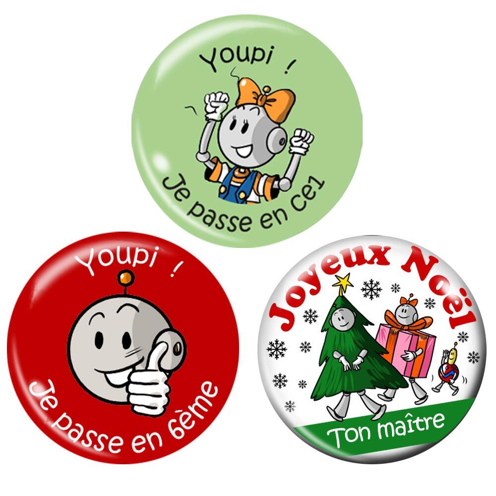 Badges Enseignants | Badges de Bout de Gomme pour toutes les occasions