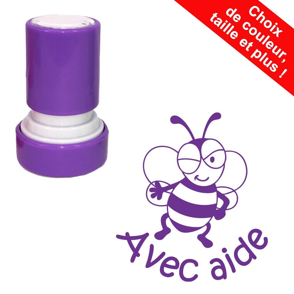 Lot De 6 Tampons En Caoutchouc Pour Enseignant - Auto-encreur - Couleurs Vives - Meilleurs