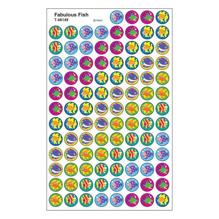 Mini Stickers | Fabulous Fish (Fabuleux Poissons) SuperSpots® Petits Stickers Enseignants x 800