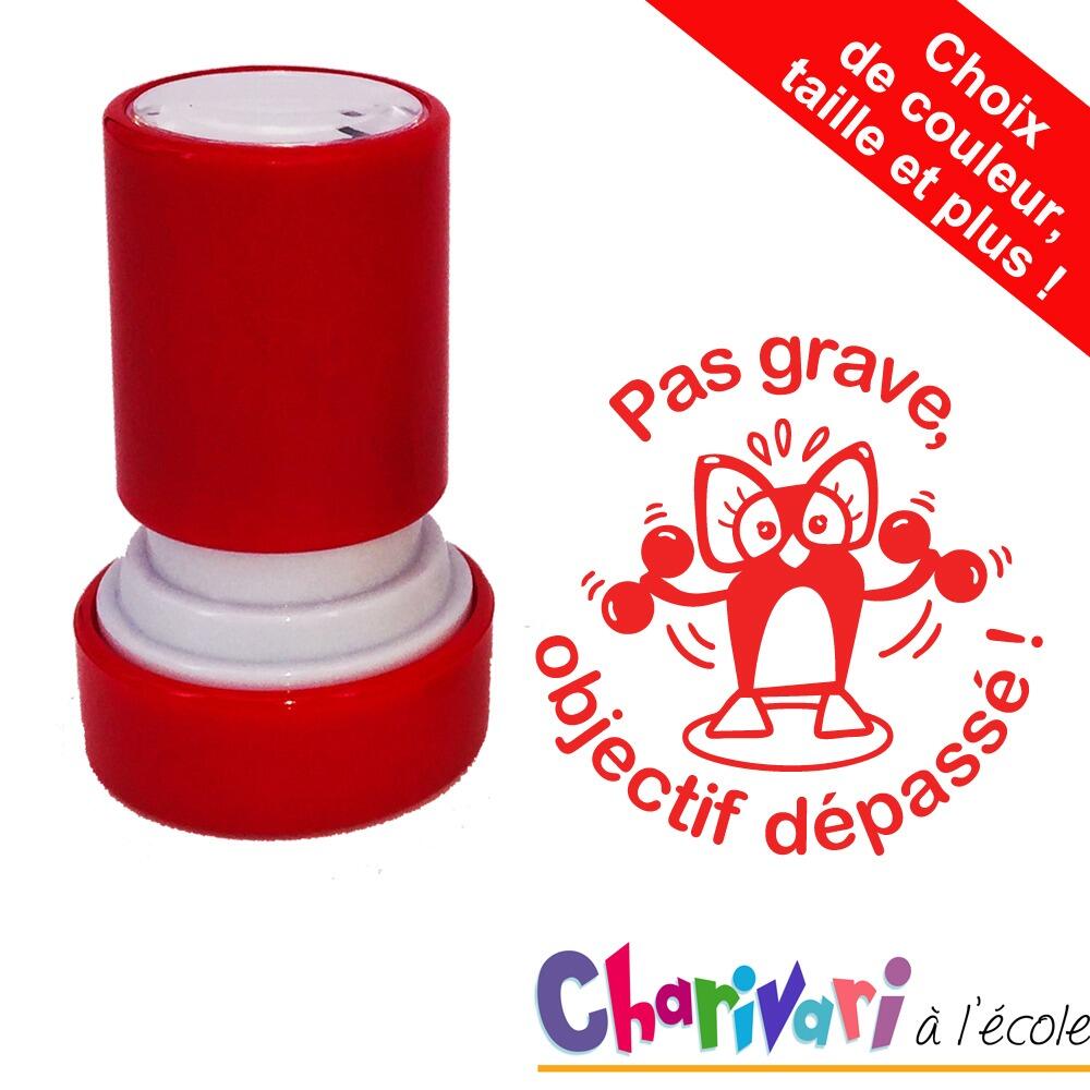 Tampons Enseignants | Pas grave, objectif dépassé Tampon Auto-Encreur de Charivari - 22mm