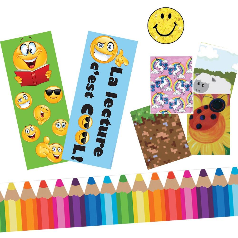 Fournitures Scolaires | Ressources Papier pour la Classe: Autocollants, Posters, Bordures et plus !